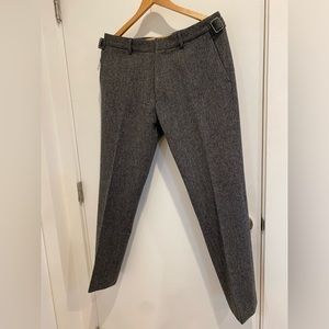 Men’s Club Monaco Creased Front Trouser